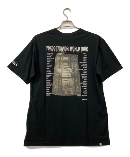 Hysteric Glamour（ヒステリックグラマー）Hysteric Glamour (ヒステリックグラマー) 横尾忠則 YOKOO TADANORI/”Y．T．WORLD TOUR #1” プリント T ブラック サイズ:M 未使用品の古着・服飾アイテム