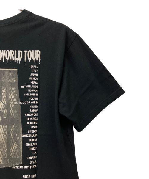 Hysteric Glamour（ヒステリックグラマー）Hysteric Glamour (ヒステリックグラマー) 横尾忠則 YOKOO TADANORI/”Y．T．WORLD TOUR #1” プリント T ブラック サイズ:M 未使用品の古着・服飾アイテム