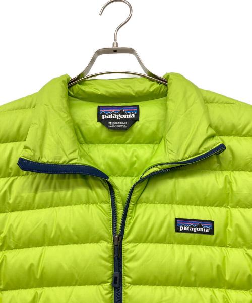 Patagonia（パタゴニア）Patagonia (パタゴニア) M's Down Sweater 黄緑 サイズ:Mの古着・服飾アイテム