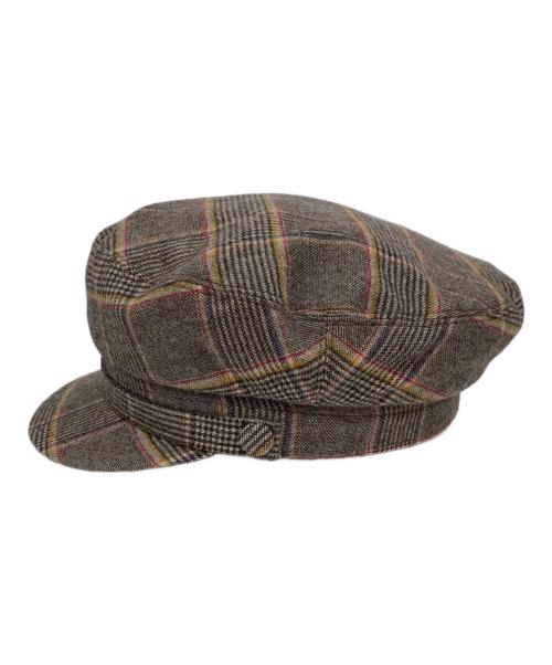LOCK&CO.HATTERS（ロックオンハッターズ）lock&Co.Hatters (ロックオンハッターズ) キャスケット ブラウン サイズ:US73/7　L　59の古着・服飾アイテム