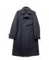 COMME des GARCONS HOMME HOMME（コムデギャルソンオムオム）の古着「00's ウールコート」｜ブラック