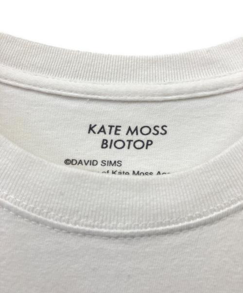 BIOTOP（ビオトープ）BIOTOP (ビオトープ) Kate Moss by David Sims Photo T-shirts 25SS vol.2 ホワイト サイズ:Lの古着・服飾アイテム