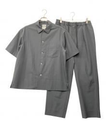 BEAUTY&YOUTH×KOMATSU PACK（ビューティーアンドユース×コマツパック）の古着「キャンプカラー シャツ FORM型 セットアップ」｜グレー