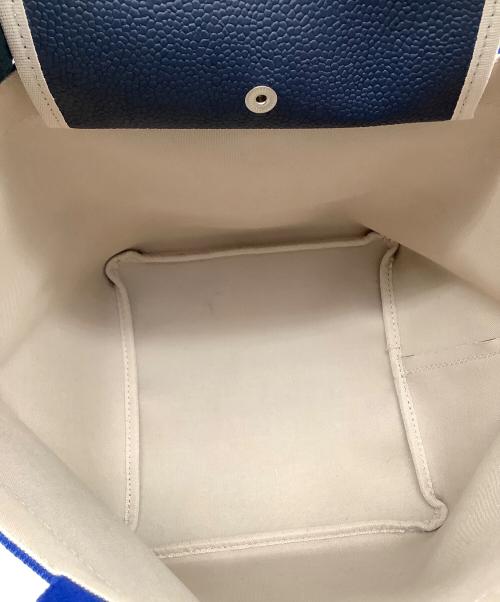 Herve Chapelier（エルベシャプリエ）Herve Chapelier (エルベシャプリエ) リュクス舟型トートM ネイビー×アンディゴの古着・服飾アイテム