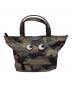 ANYA HINDMARCH（アニヤ・ハインドマーチ）の古着「Eyes Nylon E/W Tote Mini in CAMO」｜CAMO GREEN