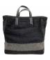 COACH（コーチ）の古着「BLNKT STR WLMD TOTE」｜グレー×ブラック