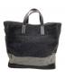 COACH (コーチ) BLNKT STR WLMD TOTE グレー×ブラック：25000円