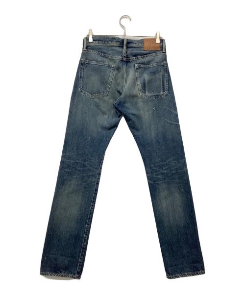 Hysteric Glamour（ヒステリックグラマー）Hysteric Glamour (ヒステリックグラマー) PF加工デニム スリムストレートパンツ ブルー サイズ:31（S～L）の古着・服飾アイテム