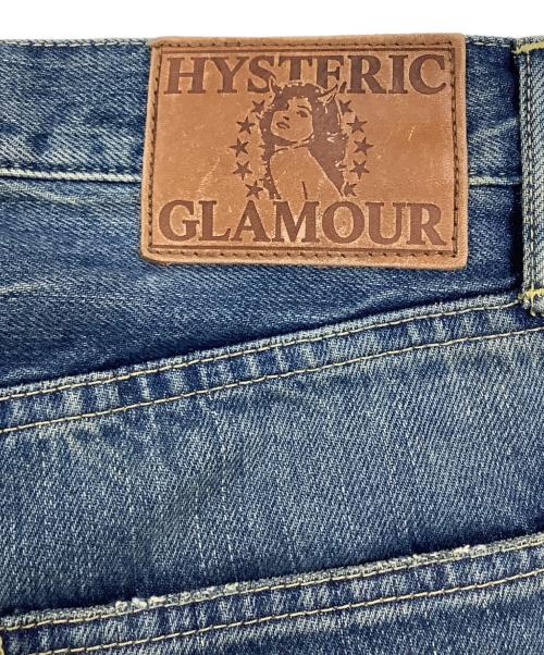Hysteric Glamour（ヒステリックグラマー）Hysteric Glamour (ヒステリックグラマー) PF加工デニム スリムストレートパンツ ブルー サイズ:31（S～L）の古着・服飾アイテム