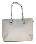 COACHコーチ）の古着「CRSGR CITY ZIP TOT」｜アイボリー
