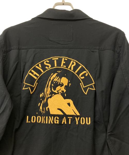 Hysteric Glamour（ヒステリックグラマー）Hysteric Glamour (ヒステリックグラマー) 17SS LOOKING AT YOU 刺繍 ジャケット ブラック サイズ:M 未使用品の古着・服飾アイテム