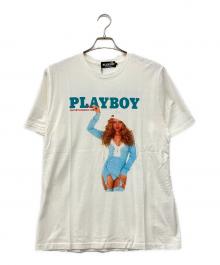 Hysteric Glamour×PLAY BOY（ヒステリックグラマー×プレイボーイ）の古着「APRIL1993COVER Tシャツ」｜ホワイト