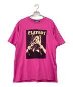 Hysteric Glamour×PLAY BOYヒステリックグラマー×プレイボーイ）の古着「2007 NOVEMBER COVER TEE」｜パープル