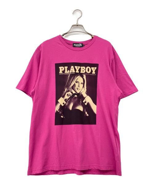 Hysteric Glamour（ヒステリックグラマー）Hysteric Glamour (ヒステリックグラマー) PLAY BOY (プレイボーイ) 2007 NOVEMBER COVER TEE パープル サイズ:L 未使用品の古着・服飾アイテム