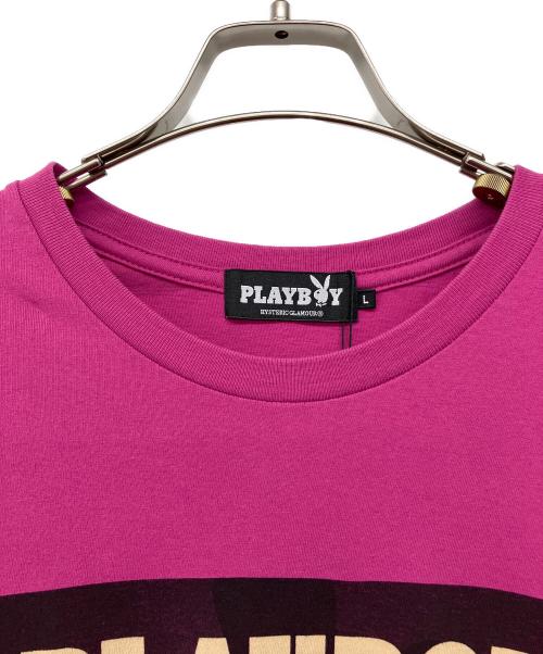 Hysteric Glamour（ヒステリックグラマー）Hysteric Glamour (ヒステリックグラマー) PLAY BOY (プレイボーイ) 2007 NOVEMBER COVER TEE パープル サイズ:L 未使用品の古着・服飾アイテム