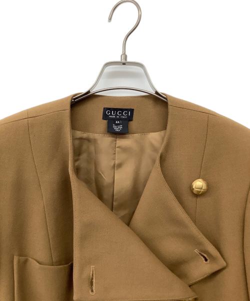 GUCCI（グッチ）GUCCI (グッチ) スーツジャケット ブラウン サイズ:44の古着・服飾アイテム