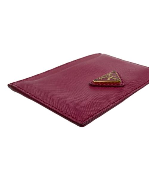 PRADA（プラダ）PRADA (プラダ) カードケース ピンクの古着・服飾アイテム