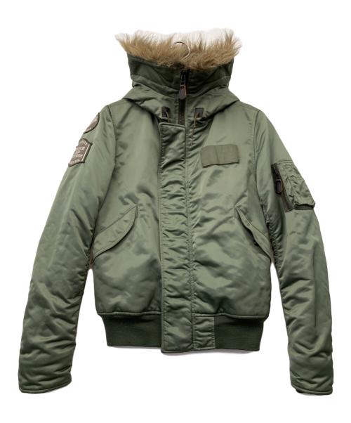 Hysteric Glamour（ヒステリックグラマー）Hysteric Glamour (ヒステリックグラマー) N-2Bジャケット カーキ サイズ:Mの古着・服飾アイテム