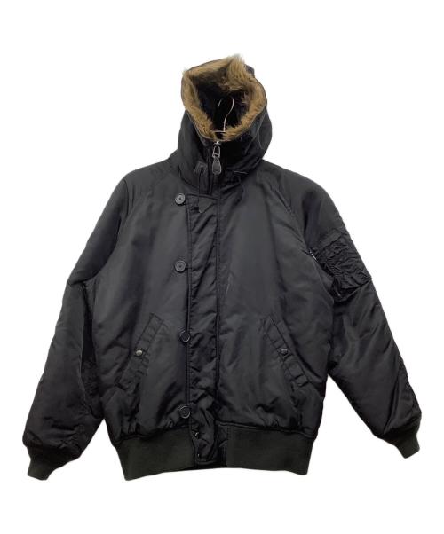 AVIREX（アヴィレックス）AVIREX (アヴィレックス) フライトジャケット ブラック サイズ:XLの古着・服飾アイテム