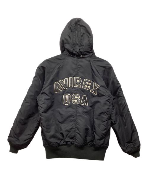 AVIREX（アヴィレックス）AVIREX (アヴィレックス) フライトジャケット ブラック サイズ:XLの古着・服飾アイテム