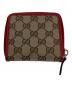 GUCCI（グッチ）の古着「ミニウォレット」｜ベージュ×レッド
