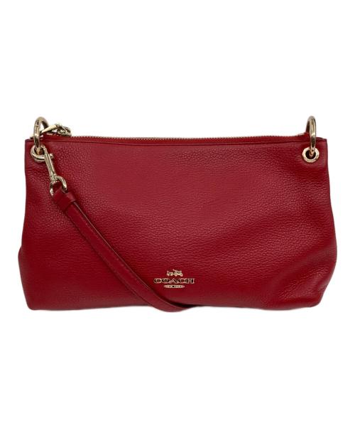 COACH（コーチ）COACH (コーチ) ショルダーバッグ レッドの古着・服飾アイテム