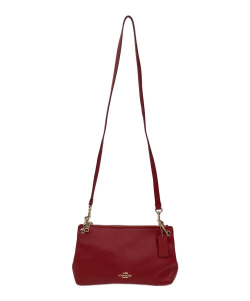 COACH（コーチ）COACH (コーチ) ショルダーバッグ レッドの古着・服飾アイテム