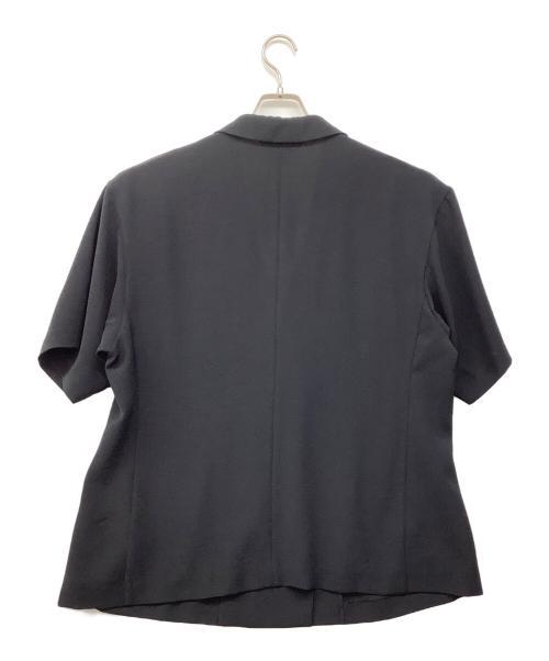 INDIVI（インディヴィ）INDIVI (インディヴィ) ハーフスリーブジャケット ブラック サイズ:15の古着・服飾アイテム
