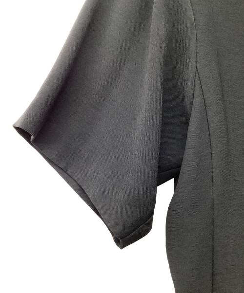 INDIVI（インディヴィ）INDIVI (インディヴィ) ハーフスリーブジャケット ブラック サイズ:15の古着・服飾アイテム