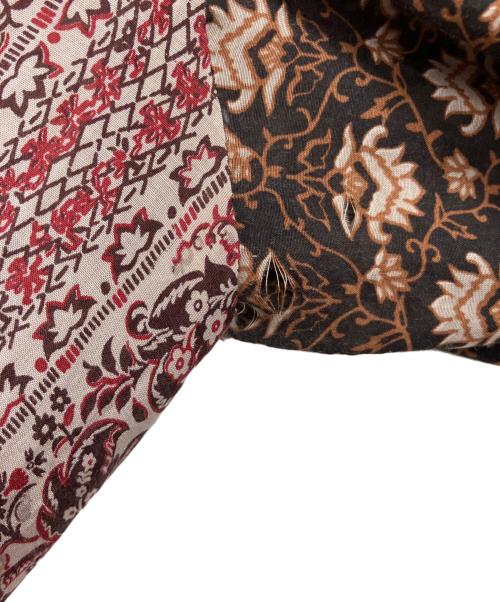 6(ROKU) BEAUTY&YOUTH（ロク ビューティーアンドユース）6(ROKU) BEAUTY&YOUTH (ロク ビューティーアンドユース) COTTON SILK LONG TIE ONE PIECE エンジ サイズ:38の古着・服飾アイテム