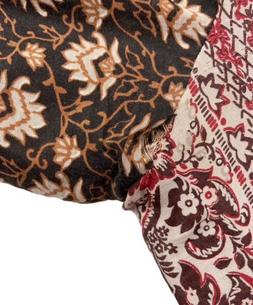 6(ROKU) BEAUTY&YOUTH（ロク ビューティーアンドユース）6(ROKU) BEAUTY&YOUTH (ロク ビューティーアンドユース) COTTON SILK LONG TIE ONE PIECE エンジ サイズ:38の古着・服飾アイテム