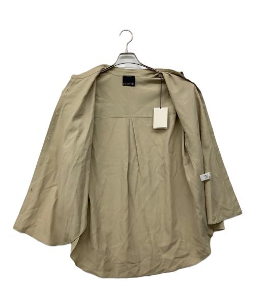 Conte（コンテ）conte (コンテ) UNITED ARROWS (ユナイテッドアローズ) 長袖ブラウス ベージュ サイズ:FREEの古着・服飾アイテム