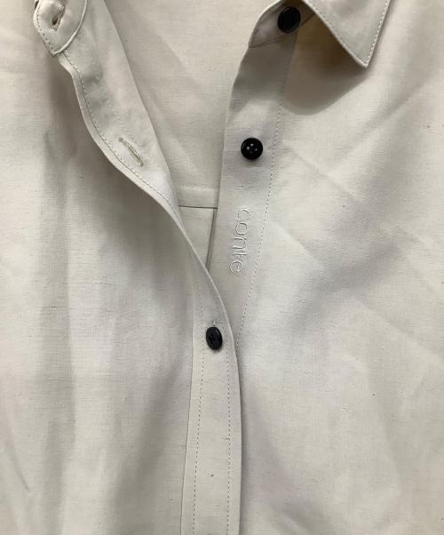 Conte（コンテ）conte (コンテ) UNITED ARROWS (ユナイテッドアローズ) 長袖ブラウス ベージュ サイズ:FREEの古着・服飾アイテム