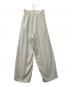 Conte (コンテ) UNITED ARROWS (ユナイテッドアローズ) スエードライク タックワイドパンツ アイボリー サイズ:38：14000円