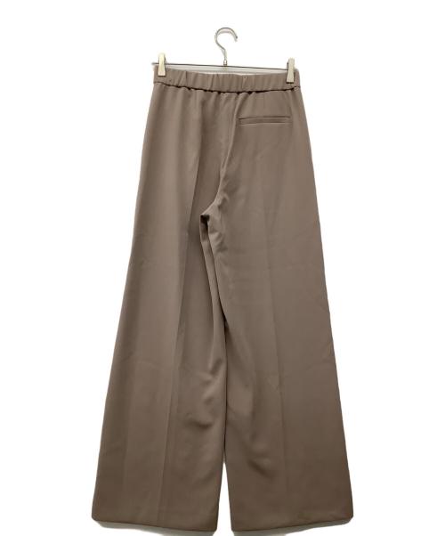 theory luxe（セオリーリュクス）theory luxe (セオリーリュクス) ドレープセンタープレスワイドパンツ - Idana - Luve ブラウン サイズ:38の古着・服飾アイテム