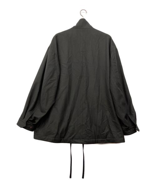 stein（シュタイン）stein (シュタイン) MELTON ZIP HALF COAT ブラック サイズ:Mの古着・服飾アイテム