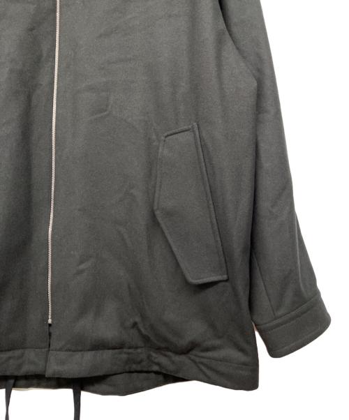 stein（シュタイン）stein (シュタイン) MELTON ZIP HALF COAT ブラック サイズ:Mの古着・服飾アイテム