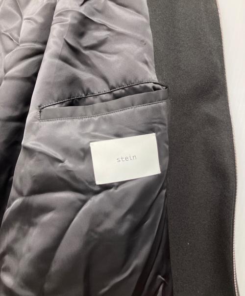 stein（シュタイン）stein (シュタイン) MELTON ZIP HALF COAT ブラック サイズ:Mの古着・服飾アイテム