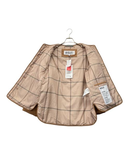 AIGLE（エーグル）AIGLE (エーグル) 撥水 インサレーションキルティングジャケット ベージュ サイズ:S 未使用品の古着・服飾アイテム