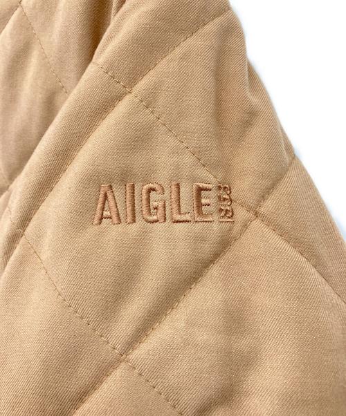 AIGLE（エーグル）AIGLE (エーグル) 撥水 インサレーションキルティングジャケット ベージュ サイズ:S 未使用品の古着・服飾アイテム