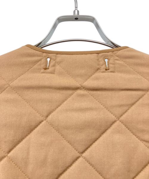 AIGLE（エーグル）AIGLE (エーグル) 撥水 インサレーションキルティングジャケット ベージュ サイズ:S 未使用品の古着・服飾アイテム