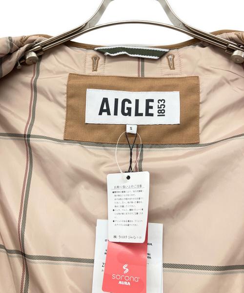 AIGLE（エーグル）AIGLE (エーグル) 撥水 インサレーションキルティングジャケット ベージュ サイズ:S 未使用品の古着・服飾アイテム