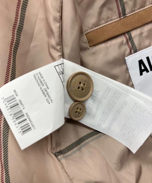AIGLE（エーグル）AIGLE (エーグル) 撥水 インサレーションキルティングジャケット ベージュ サイズ:S 未使用品の古着・服飾アイテム