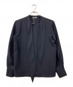 theory luxeセオリーリュクス）の古着「タイブラウス - Esther - Marvine」｜ネイビー