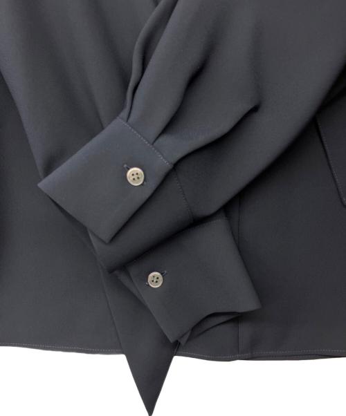 theory luxe（セオリーリュクス）theory luxe (セオリーリュクス) タイブラウス - Esther - Marvine ネイビー サイズ:38の古着・服飾アイテム