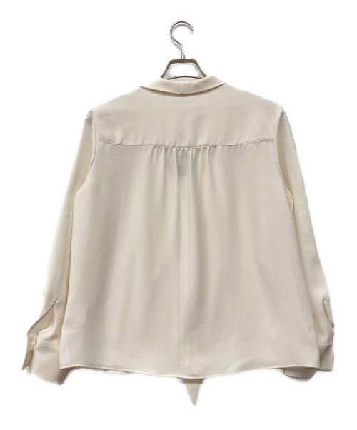 theory luxe（セオリーリュクス）theory luxe (セオリーリュクス) タイブラウス - Esther - Marvine ホワイト サイズ:38の古着・服飾アイテム