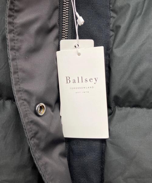 BALLSEY（ボールジィ）BALLSEY (ボールジィ) maison TOMORROWLAND (メゾン トゥモローランド) フーテッドノースリーブダウンコート ブラック サイズ:36 未使用品の古着・服飾アイテム