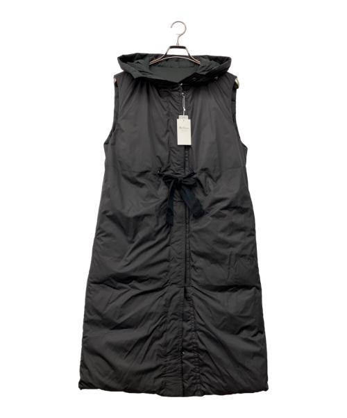 BALLSEY（ボールジィ）BALLSEY (ボールジィ) maison TOMORROWLAND (メゾン トゥモローランド) フーテッドノースリーブダウンコート ブラック サイズ:36 未使用品の古着・服飾アイテム
