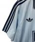 中古・古着 adidas (アディダス) oasis (オアシス) ツアージャガードジャージポロシャツ スカイブルー サイズ:2XL 未使用品：13000円