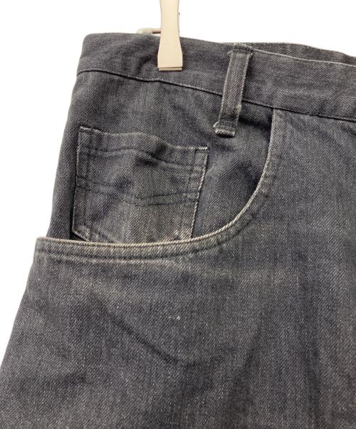 NEMETH（ネメス）NEMETH (ネメス) 立体裁断デニムパンツ ブラック サイズ:Mの古着・服飾アイテム